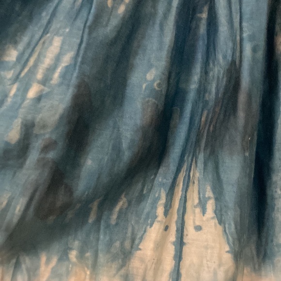 Vivien Ramsay tie dye skirt. Leather waistband. One of a kind.  Tag removed. - Picture 6 of 13